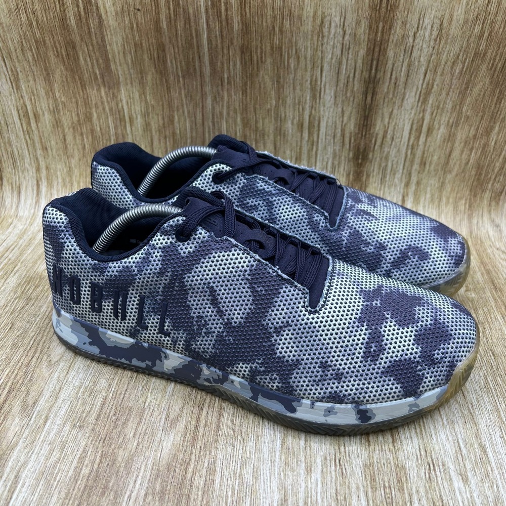 NOBULL SuperFabric Trainer Men's Size 12 Blue Camo Low Top Cross Training Shoes